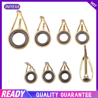 [Iniyexa] 8 Chiếc Hướng Dẫn Cần Câu Đầu Đầu Sửa Chữa Cần Mắt Cho Cần Xây Dựng Khung Thép Không Gỉ