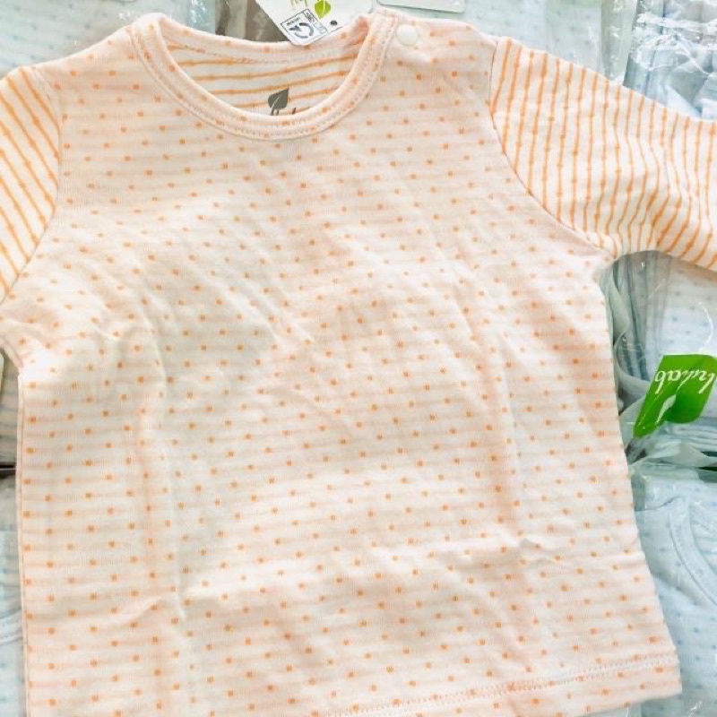 Áo cài vai cotton 2 lớp Lullaby chất siêu mềm