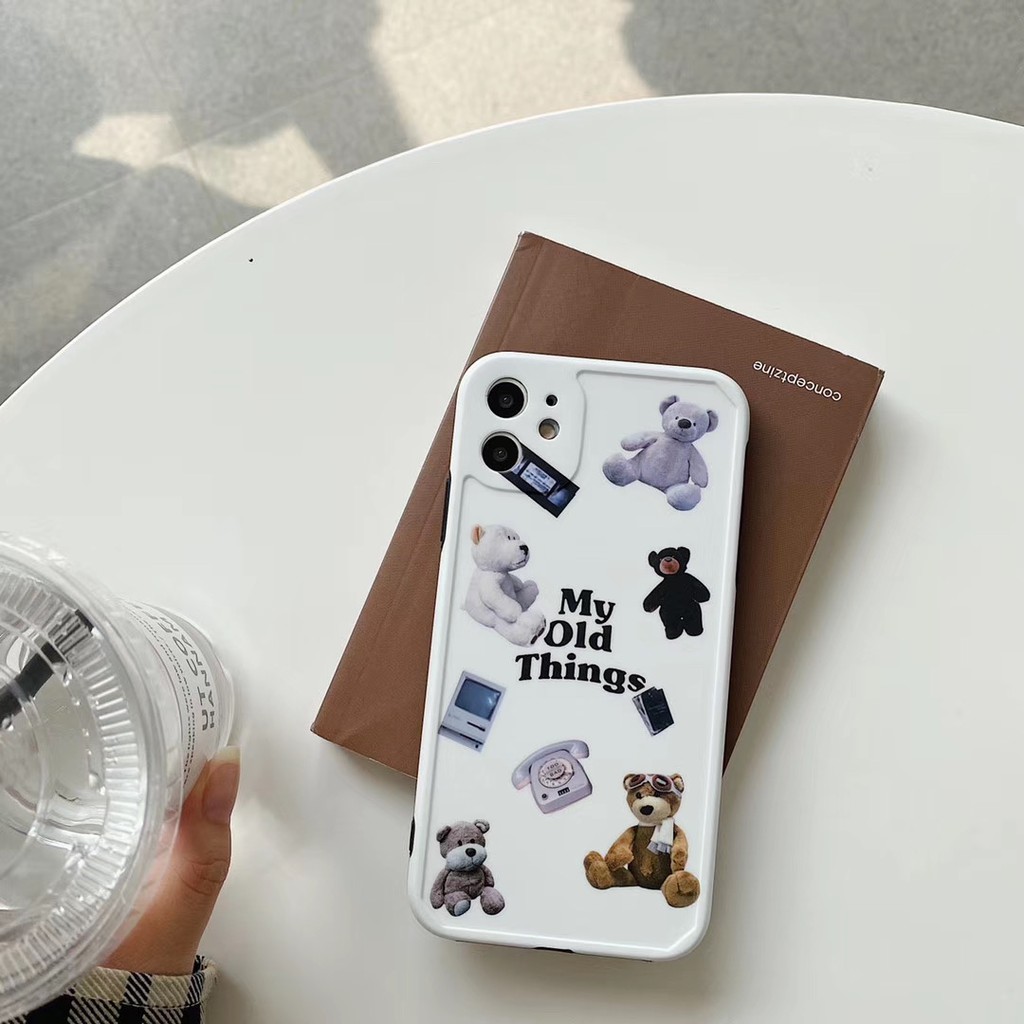 Ốp điện thoại hình gấu đáng yêu cho iPhone11 11Promax 7Plus 7 8 8 X XR XSmax SE2020 | BigBuy360 - bigbuy360.vn