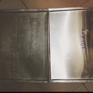 Combo khay lỗ và không lỗ lò Jiequan 44*32cm