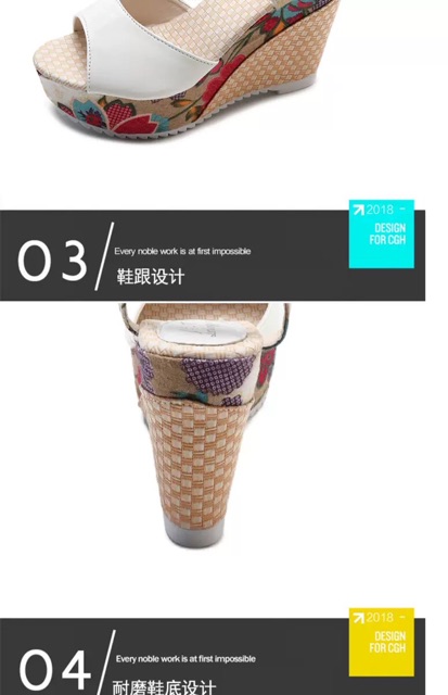 Dép nữ đế xuồng hoa đủ màu xjnh xjnh