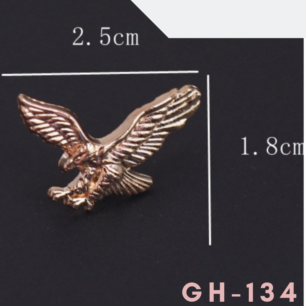Ghim cài áo Vest nam Lapel Pin thời trang hình chim đại bàng mini GH-134 {Phụ kiện Vest Nam - AdamZone}