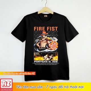 Áo thun anime one piece in hình ace siêu đẹp - Mẫu mới M2955