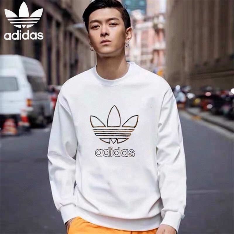 Áo Sweater Thể Thao Thêu Logo Adidas 100% Chính Hãng Thoáng Khí Cho Nam Và Nữ