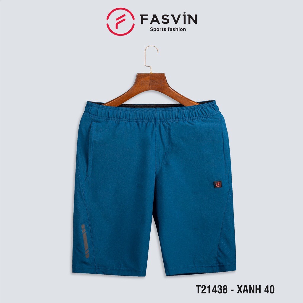 Quần short nam quần ngố nam dáng dài FASVIN dài ngang gối vải gió mềm mát tiện dụng mặc nhà và thể thao T21438
