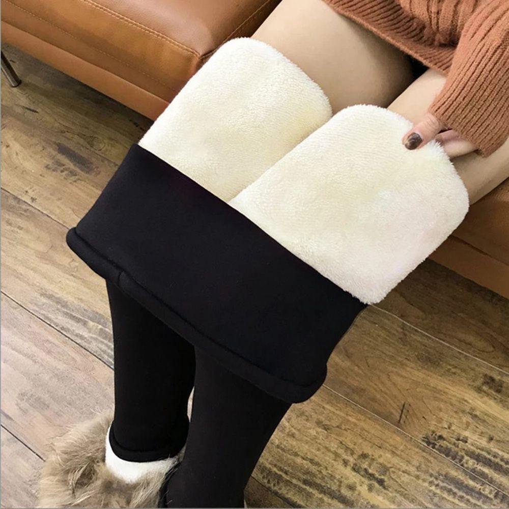 Quần Co Giãn Giữ Ấm Mùa Đông Chất Liệu Dày Dặn