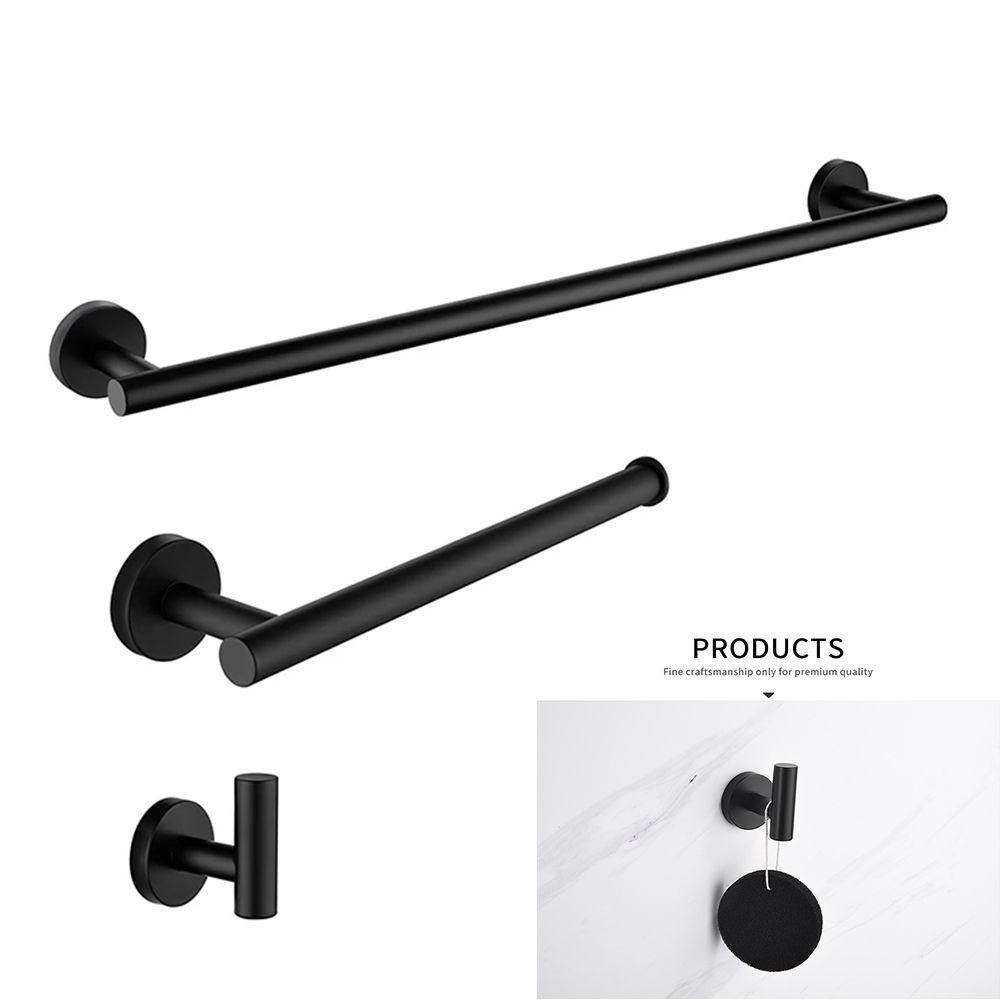 Giá Đỡ Cuộn Giấy Vệ Sinh Màu Đen Nhám Bằng Thép Không Gỉ Hiệu Kat1