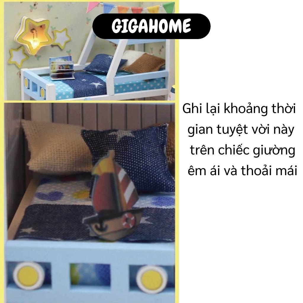 Mô Hình Nhà Búp Bê GIGAHOME Đồ Chơi Nhà Búp Bê Tự Lắp Ráp Với Nội Thất Mini 5527