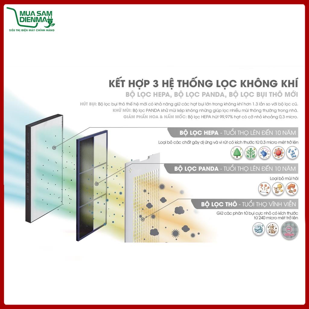 Máy lọc không khí và tạo ẩm Sharp KC-G50EV-W (38m²)