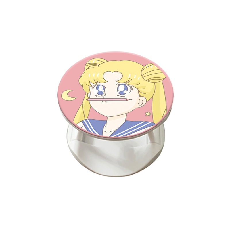 SAILOR MOON Giá Đỡ Điện Thoại Hình Thủy Thủ Mặt Trăng Đáng Yêu Cho Portabler Grip PopSocket Stand Ring Holder For VIVO Y11 Y19 Y17 Y30