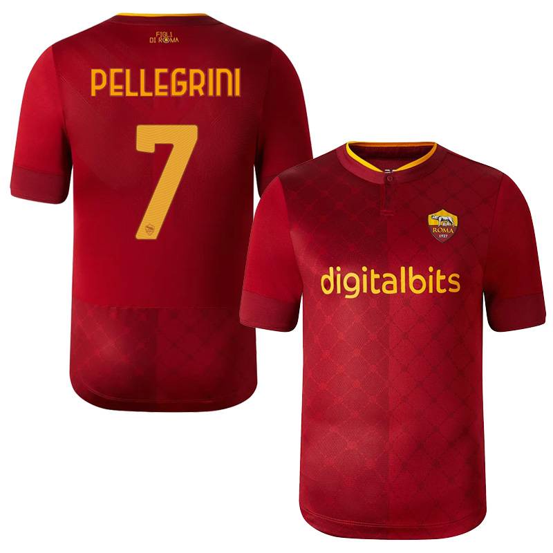 Áo Thun Bóng Đá Cổ Tròn BHS 2022-2023 AS Roma Thời Trang Cho Nam Và Nữ
