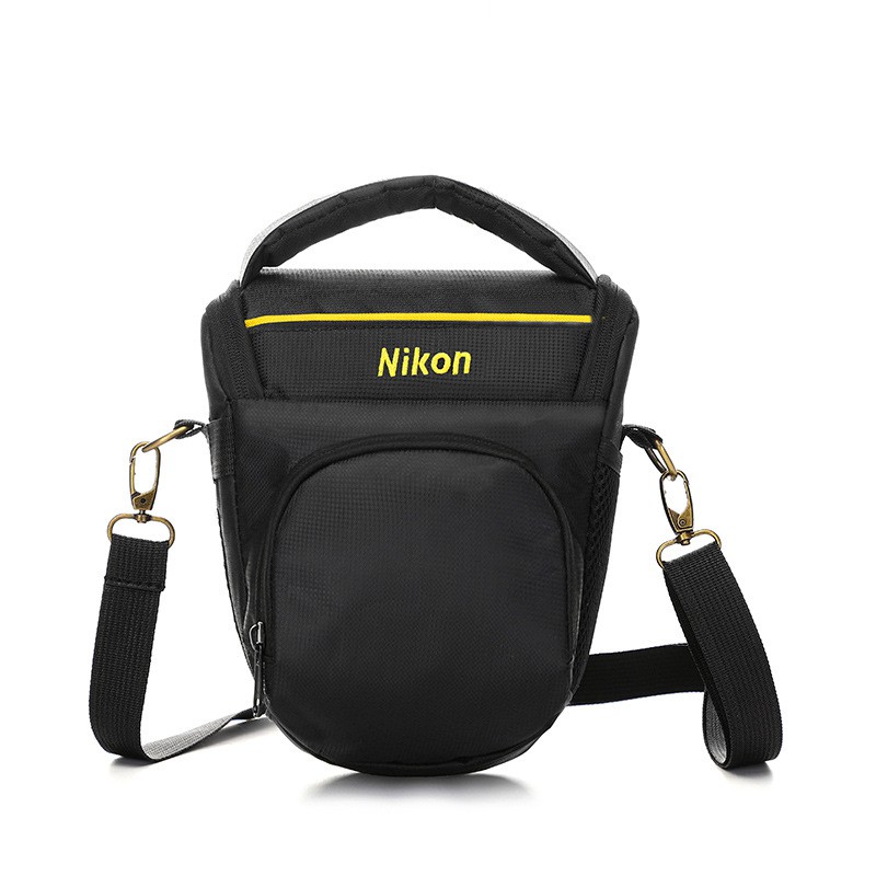 Gói máy ảnh Nikon một vai Túi đựng máy ảnh SLR cầm tay dốc D3200 D5300 Túi tam giác