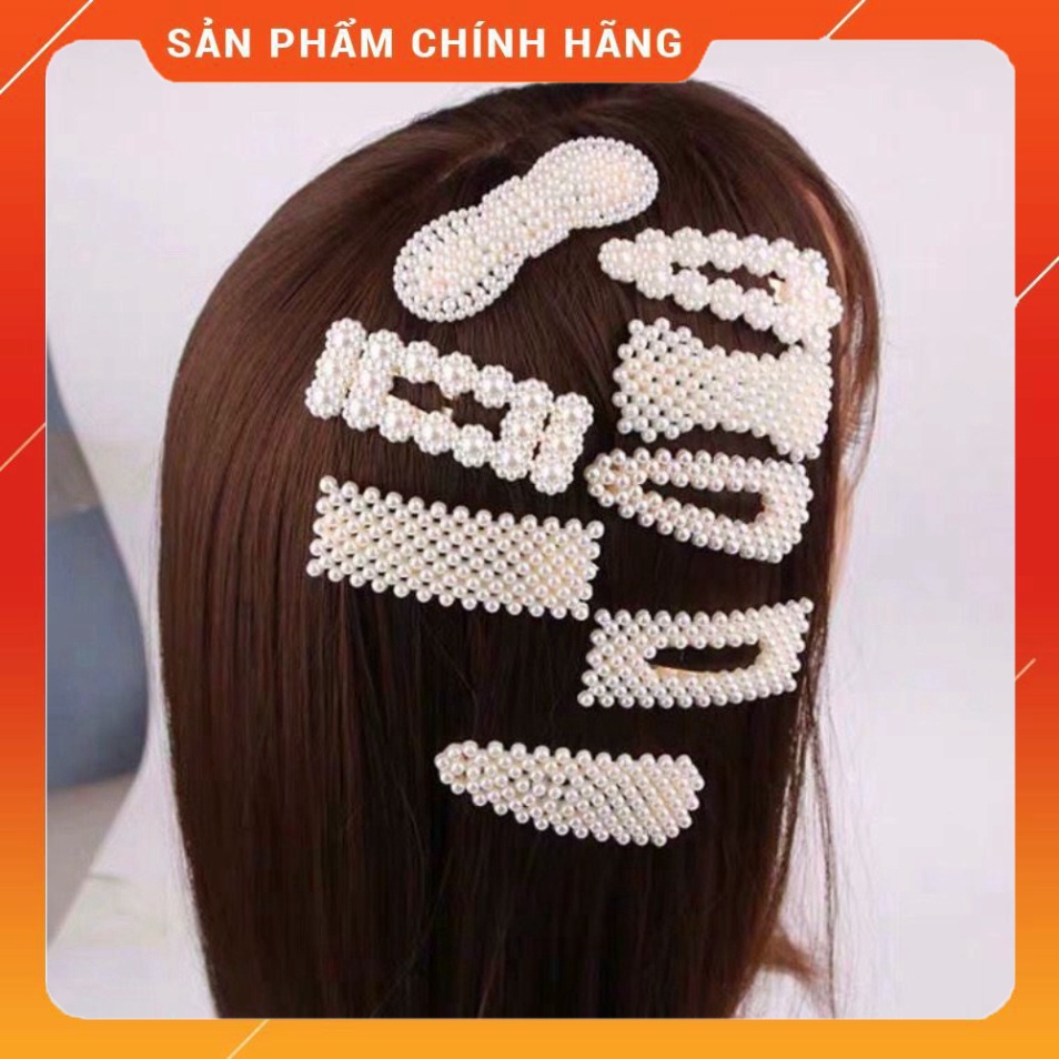 Vỉ Kẹp tóc hạt châu nhân tạo