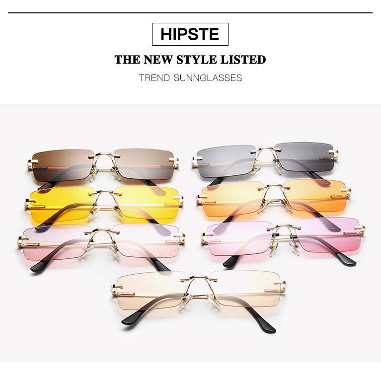 Kính mát không gọng phong cách Hàn Quốc cho nữ