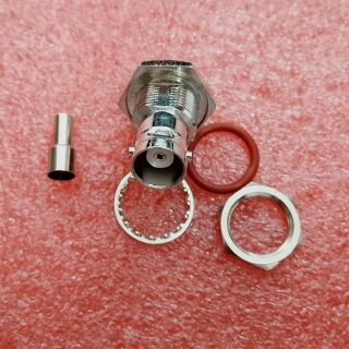 Đầu BNC connector 50 ohm nối cáp RG174 RG316 RG58 RG59 v.v.  loại tốt cho dây Osilop