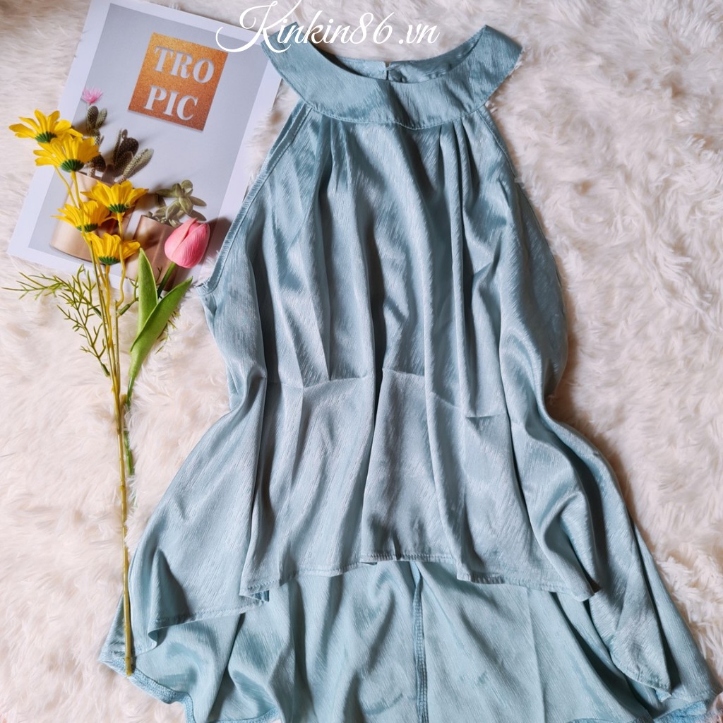 Áo Yếm Nơ Lụa hàng thiết kế sang trọng 👚 Áo Lụa Yếm tằm loại 1 không nhăn nhàu hottrend 2021 | BigBuy360 - bigbuy360.vn