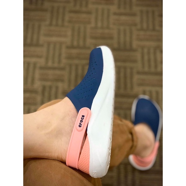 Dép Sục Cross LiteRide Nam Nữ Màu Navy Hồng Chuẩn Full Tag, Mac,Hộp Hãng