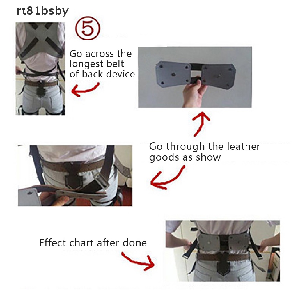 [rt81bsby] Cosplay Costume Adjustable Belts and skirt For Attack On Titan Japanese Anime . | BigBuy360 - bigbuy360.vn