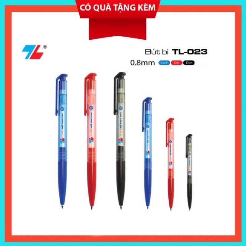 Bút bi TL 023 viết cực trơn ngòi 0.7