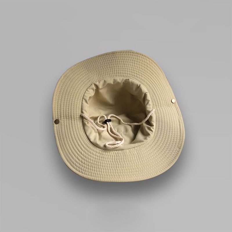 Mũ Câu Cá Vành Rộng Có Dây Điều Chỉnh Thoáng Khí Cho Unisex