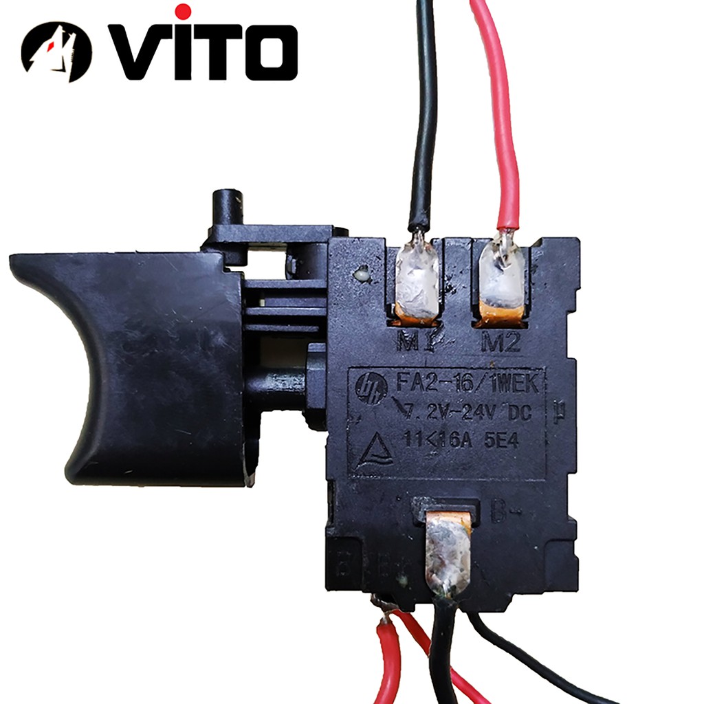 Công Tắc Khoan Pin Có Điều Tốc Đảo Chiều VITO Thay Thế Máy Khoan 12V-21V