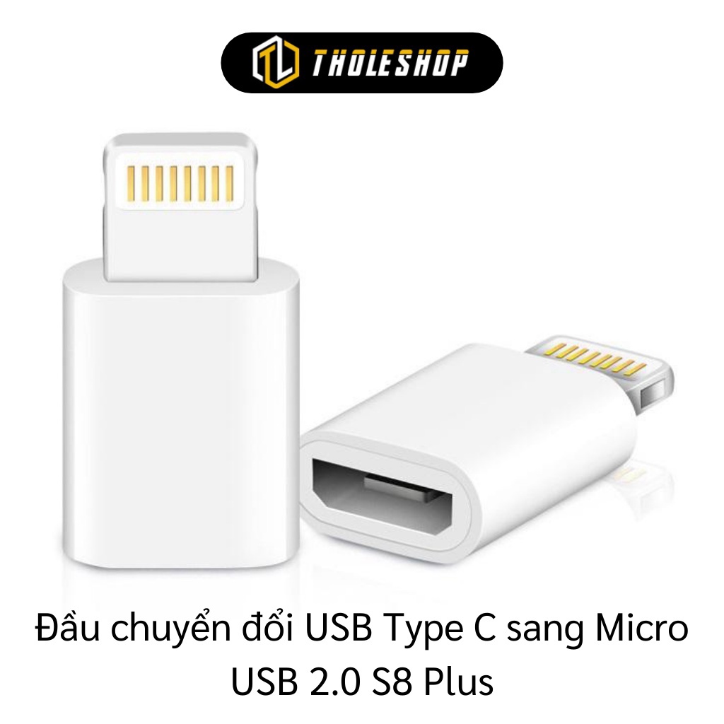 Đầu Chuyển Đổi GIGAHOME Đầu Chuyển Đổi USB Type C Sang Micro USB 2.0 S8 Plus 6604