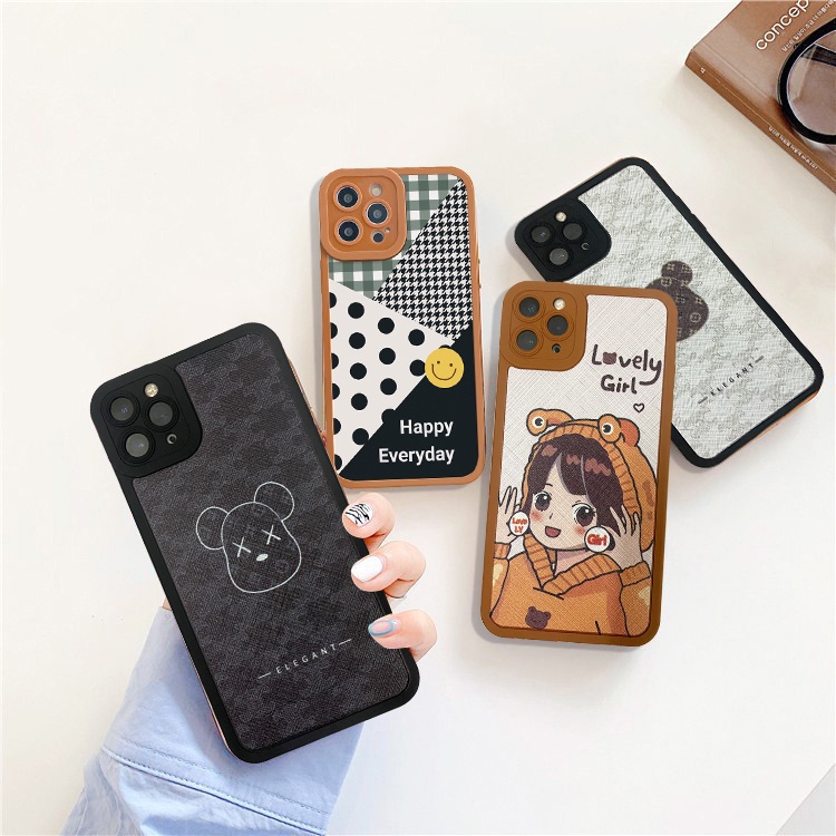 Ốp Lưng iPhone Cạnh Vuông Bảo Vệ Cam Viền Nổi HOT 6/6plus/6s/6splus/7/7plus/8/8plus/x/xs/11/12/13/pro/max/plus/promax
