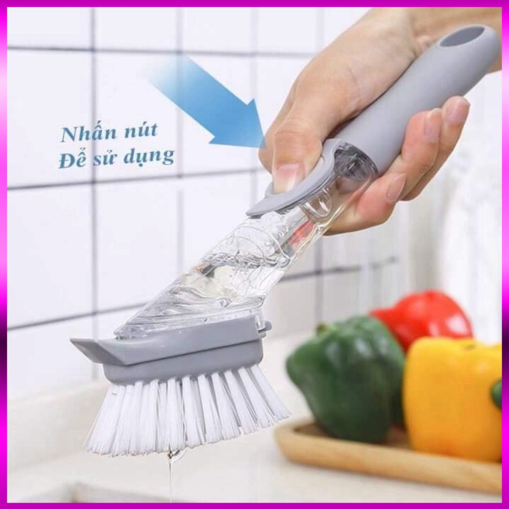 Cọ Xoong Nồi Có Bình Xịt Cao Cấp