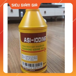 DUNG DỊCH SÁT KHUẨN CỒN ĐỎ POVIDONE CHAI 500ML