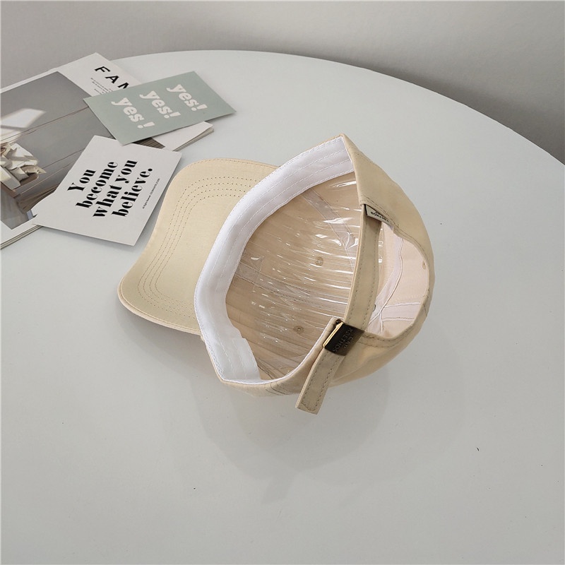 Mũ Lưỡi Trai Mềm Mại In Chữ Phong Cách Hàn Quốc Dễ Phối Đồ Thời Trang Xuân Thu Cho Nữ