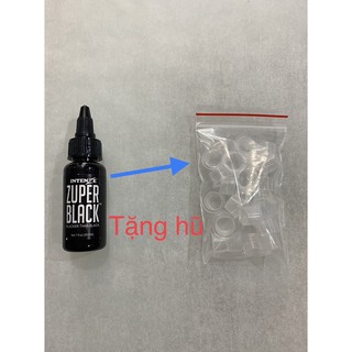 🎁 Mực xăm trung cấp mầu đen 30ml Zuper Black 🎁