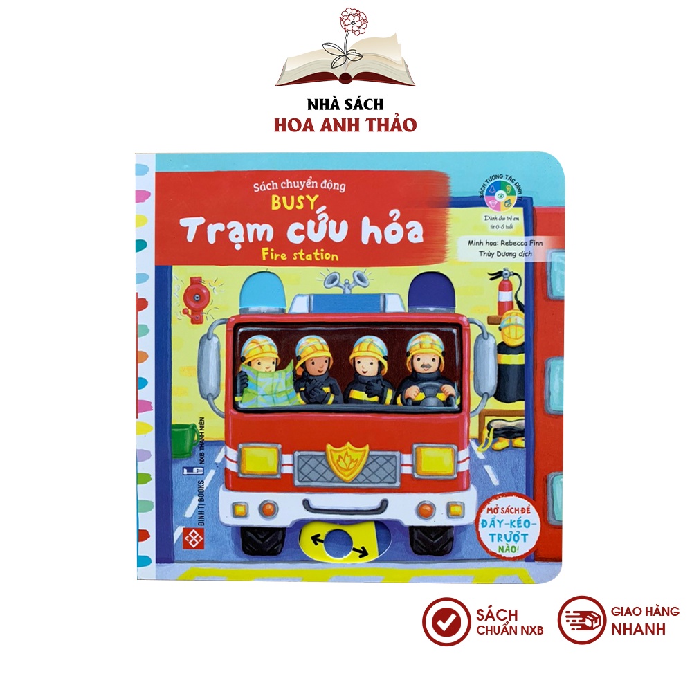 Sách chuyển động tương tác lật mở nhiều chủ đề cho bé