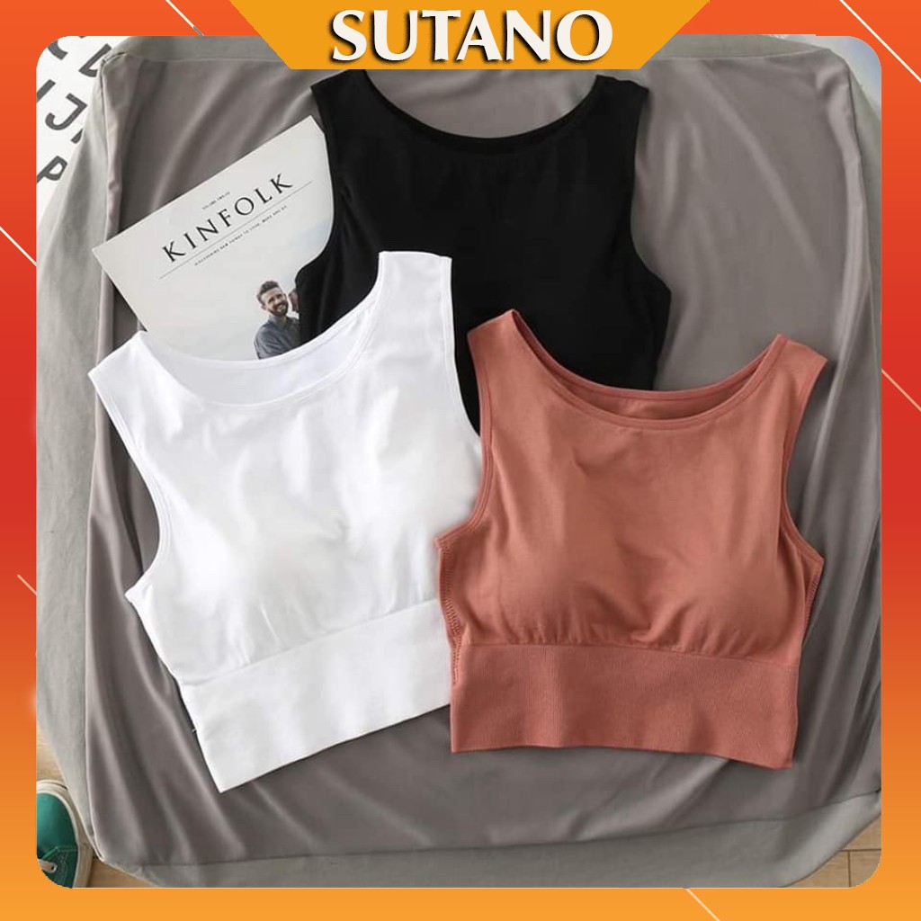 Áo Sát Nách Tập Thể Thao, Gym, Yoga - Áo Croptop thời trang nữ sang chảnh AL376 SUTANO