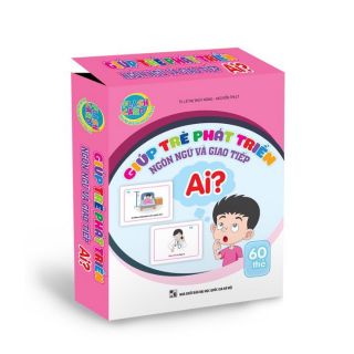 Flashcard dạy trẻ đặt câu hỏi và trả lời - bộ thẻ giúp trẻ phát triển ngôn ngữ và giao tiếp - chủ đề Ai?