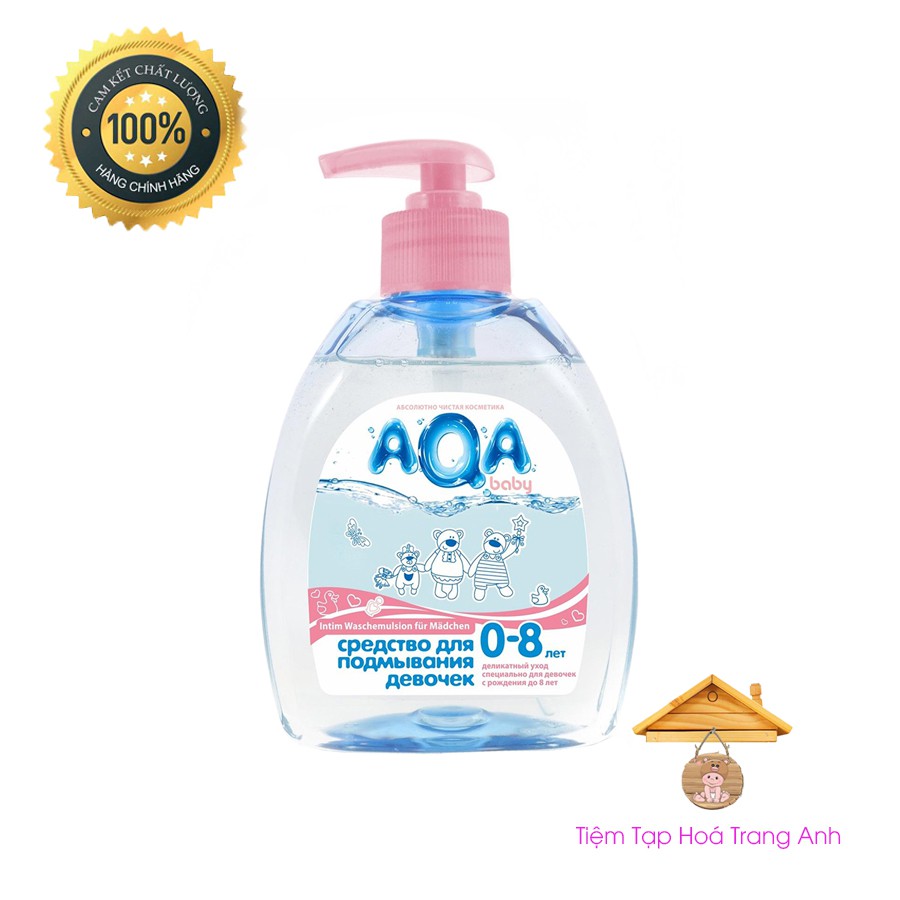 Dung dịch vệ sinh AQA cho bé 0-8 tuổi