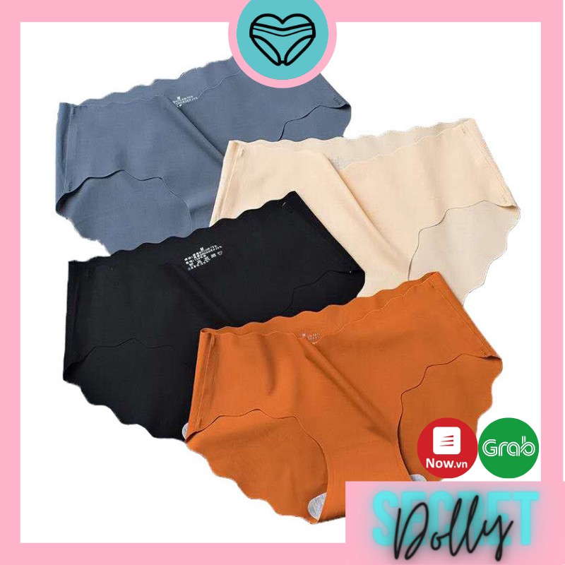 Quần lót nữ đúc su thun lạnh su sóng không viền cao cấp DOLLY SECRET QL003