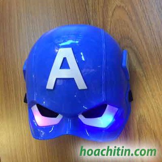 Mặt Nạ Đèn Led Đội Trưởng Caption Anh Hùng Avenger Halloween