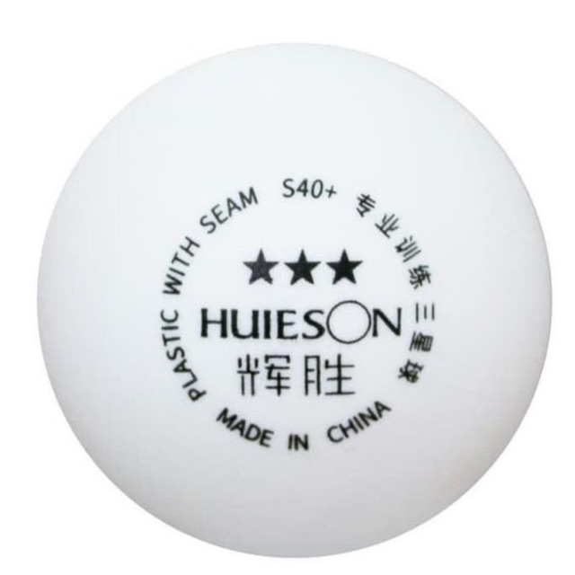 Quả Bóng Bàn Huieson Pingpong Bằng Nhựa - 40 Plus - 3 Star