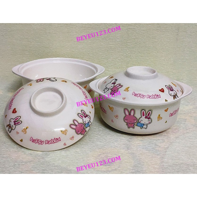 Bát / Chén nhựa kèm thìa ăn dặm cho bé H234J - Kichilachi (Nhật) - GB Baby