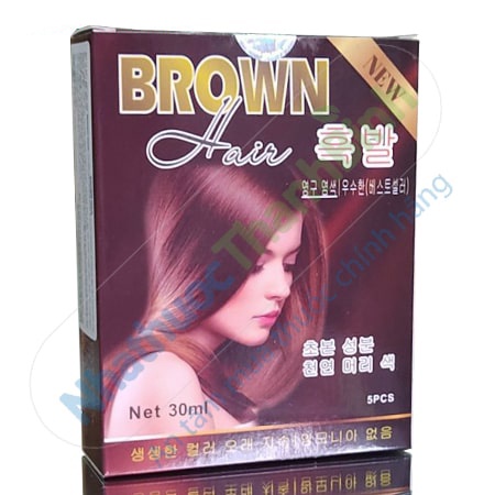Dầu gội nâu tóc Brown Hair tạo màu không gây hư tổn