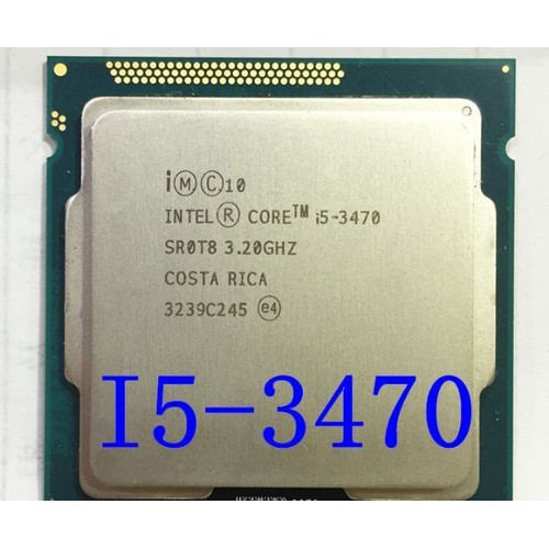 Intel Core i5 3470 - 4 Core 4 Threads 6M Cache Socket 1155 Bảo Hành 1 Đổi 1