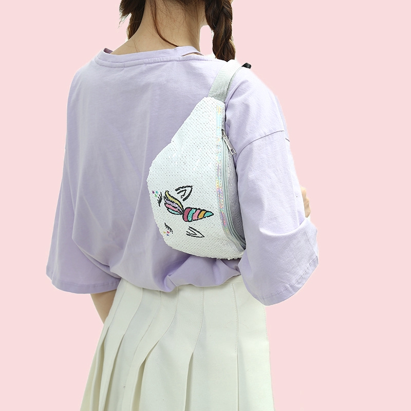 Túi đeo hông thể thao hình ngựa một sừng thời trang | BigBuy360 - bigbuy360.vn