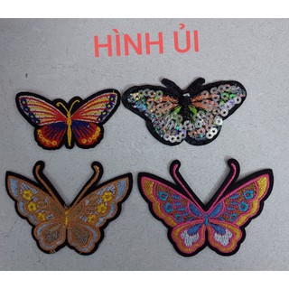 Hình bướm ủi và may trang trí.(5 hình)