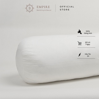 Ruột gối ôm gòn EMPIRE gòn lông vũ cao cấp chất vải cotton mát  ruột gối ôm gòn mịn 35x100 - Bình Châu Bedding & Decor