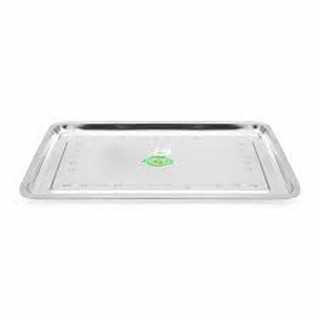 Khay inox chứa thực phẩm 35*50*3 cm