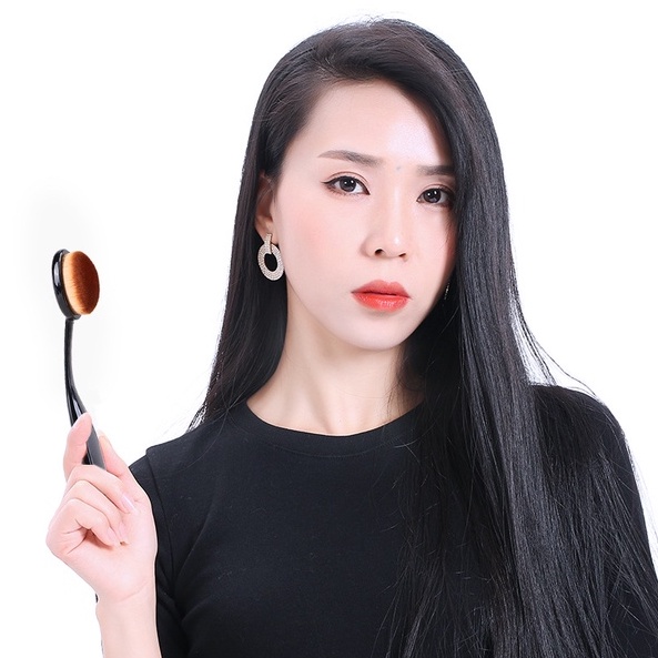 [Hàng mới về] Cọ đánh nền đa năng có thể trang điểm khô và ướt tiện dụng