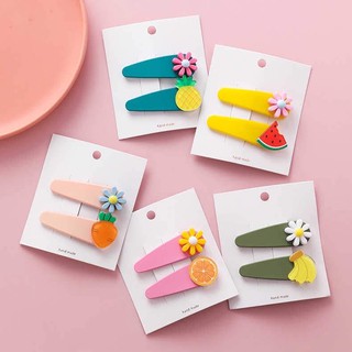 Set Kẹp Tóc Trái Cây Bốn Mùa Siêu Dễ Thương