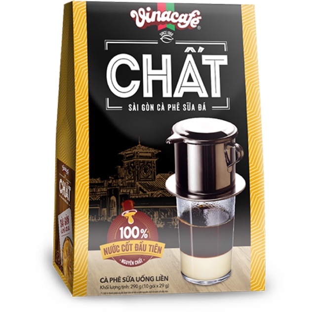 Cà phê sữa đá VinaCafé Chất Sài Gòn 290g (10 gói x 29g)