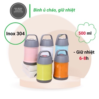 Bình Ủ Cháo, Sữa, bình giữ nhiệt thức ăn cho bé, ruột Inox công nghệ nhật bản.