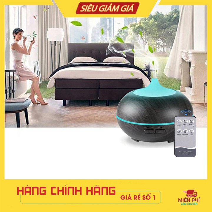 Máy khuếch tán xông tinh dầu phun sương bí ngô lớn 550ml